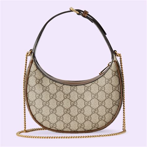 borsa gucci tracolla mezzaluna|Gucci Borsa a mano a forma di mezzaluna misura media.